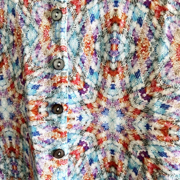 Sundance Colorful Kaleidoscope Evening Light Cardigan Size Small Coastal Career - Picture 4 of 7